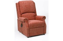 Chicago Riser Recliner Chair with Single Motor - Terracotta.